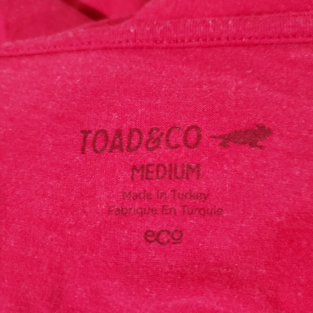 Toad & Co Tech Cue Wrap Sleeveless Dress Size M Pink Eco Samba Organic Stretch - Picture 5 of 9